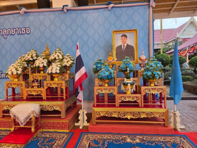 พิธีทำบุญตักบาตร เพื่อถวายพระราชกุศล ... พารามิเตอร์รูปภาพ 1